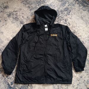 EUROFED Windbreaker Fleece Lined Black Vision Sports XL